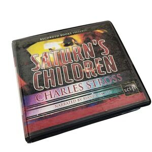 Saturns Children Charles Stross Recorded Books Sci Fi Audio CD Set